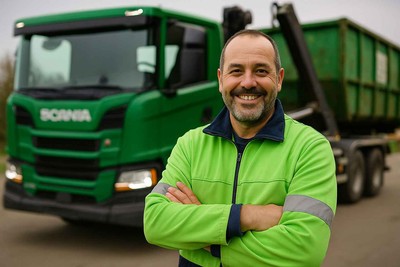 CE cat. Truck Driver (Hook arm) (€1000- €1200 net per week)