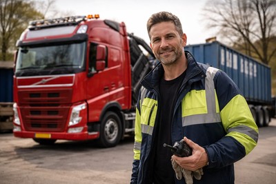 CE kategorijas kravas automašīnas vadītājs ar āķa sistēmu (kravas auto ar piekabi) – nakts maiņa (no €900 neto nedēļā)