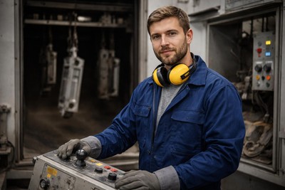 Smilšu strūklas iekārtas operators (500 € neto nedēļā)