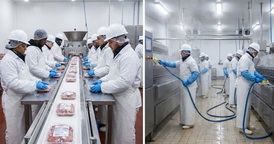 Meat Factory Production Worker & Cleaner (with experience)