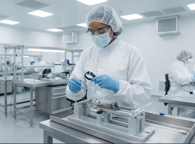 Assembly worker (cleanroom environment)