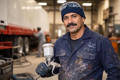 Verniciatore industriale di rimorchi e camion (€600 netti a settimana)