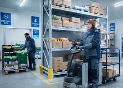 Order picker with experience (various temperatures)