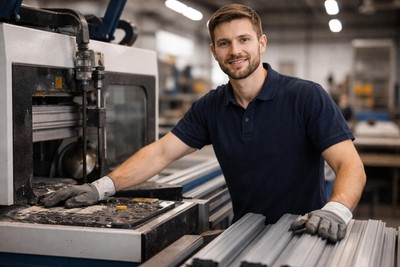 Aluminum Cutting Machine Worker with own car (€510 net per week)