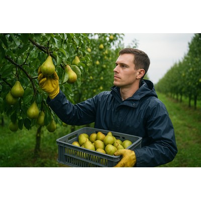 Pear Harvest Worker