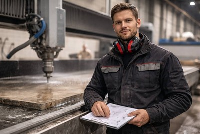 Ūdensstrūklas iekārtas operators (dabīgā akmens ražošana) (no €560 neto nedēļā)