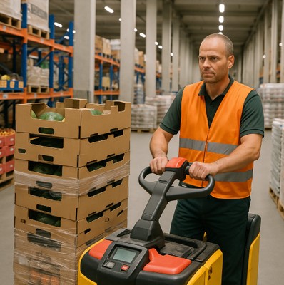 Motorista de camião de longo alcance com experiência e certificado