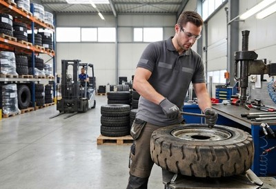 Forklift Tire switcher/ warehouse worker (with experience)