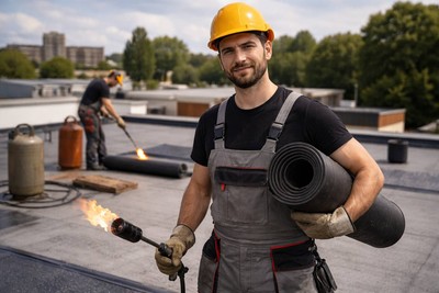 Bituma jumtu seguma klājējs (€500 – €600 neto nedēļā)