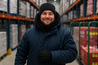 Deepfreeze noliktavas darbinieks (Sligro)