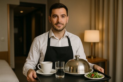 Room service employee