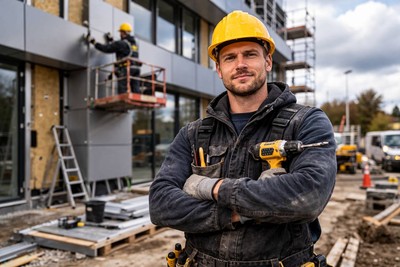 Saimniecības darbu veicējs ar savu automašīnu (fasāžu uzstādīšana) (€560 neto nedēļā)