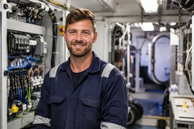 Ship Electrician (€620 – €680 net per week)