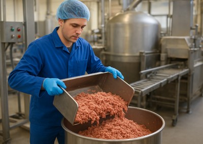 Meat production worker (clean criminal record)