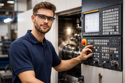CNC tekinimo ir frezavimo operatoriai (programuotojai) (650 € į rankas per savaitę)
